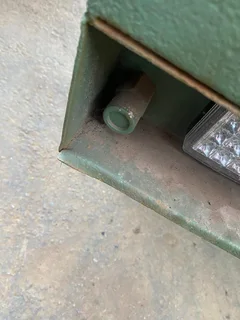 Trailer box with Canvas Cover Military Army.