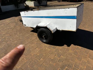 Trailer Luggage Refuse Box Cart.