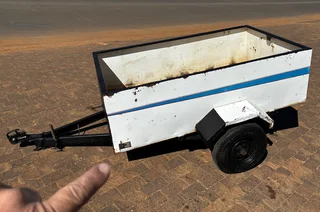 Trailer Luggage Refuse Box Cart.