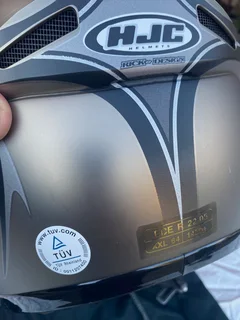 Helmet HJC size XXL.