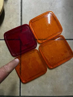 Nissan UD Truck rear lamp lenses 3x.