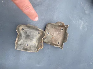 Engine mounting brackets for Block Chev.