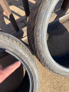 Tyre 245 x 35 x 20 only 2 available.