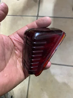 Tail light lens stop original Lucas L 471.