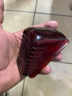 Tail light lens stop original Lucas L 471.