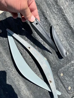 Bumper Fins Lip Aero Trim Spoiler.