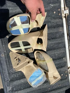 Door Mirrors Fiber Glass 2 set of 2 Left &amp; Right