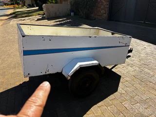 Trailer Luggage Refuse Box Cart.