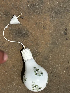 Hanging light Giant vintage antique bulb.