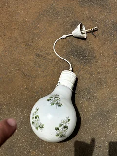 Hanging light Giant vintage antique bulb.