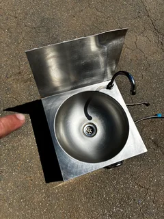 Wash basin stainless steel.