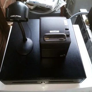 GARAGE /STORAGE FINDS.. x2 POINTS OF SALE SCANNERS, PRINTERS AND CASH DRAWS FOR SALE IN KLEINMOND.