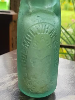 Antique 123 Yrs. Marble Bottle from Cape Town