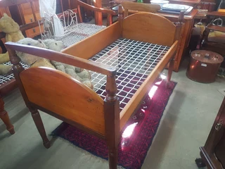 19th Century Africana Child's Bed