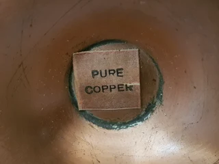 Solid Copper Snifter Goblets.