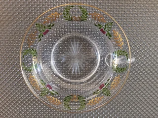 Christmas ~ Lovely Large 12 Piece Glass Platter with Serving Dishes..
