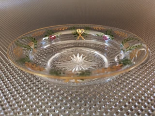 Christmas ~ Lovely Large 12 Piece Glass Platter with Serving Dishes..