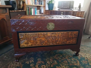 Stunning Hand Carved Chest