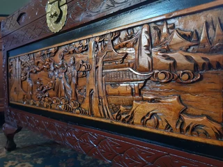 Stunning Hand Carved Chest
