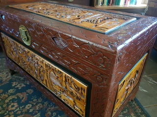 Stunning Hand Carved Chest