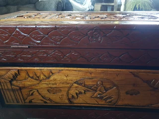 Stunning Hand Carved Chest