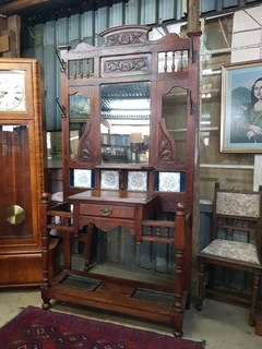 Grand Old Hallstand  ~™ Circa 1900.