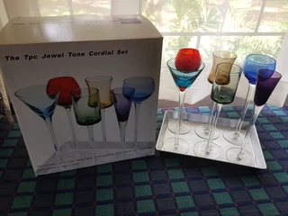 7 Piece Cordial Glass Set.