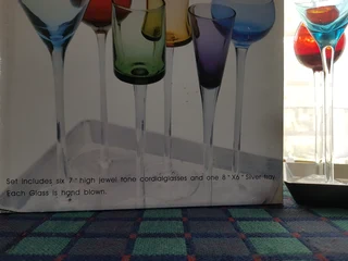 7 Piece Cordial Glass Set.