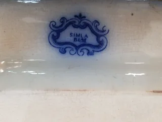 Blue Similar Plate ~ Circa 1802