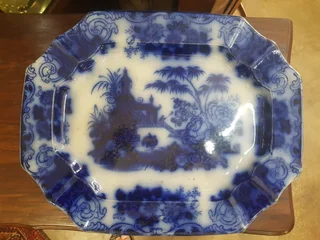 Blue Similar Plate ~ Circa 1802