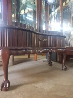 Imbuia Display Cabinet ~ Circa 1950