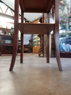 Edwardian 2-Tier Lamp Side Table with useful Drawer.