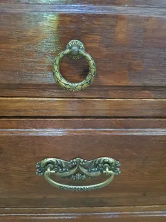 French Oak Marble-Top Commode ~ Circa 1920