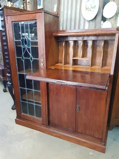 Bookcase with Writing Bureau ~ Circa 1940.