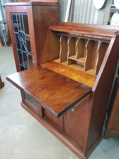 Bookcase with Writing Bureau ~ Circa 1940.