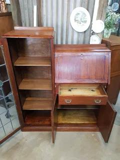 Bookcase with Writing Bureau ~ Circa 1940.