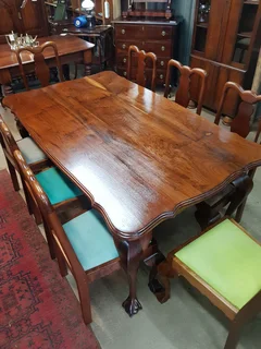 Absolutely Stunning Imbuia Table Plus Grand Sideboard ~ Circa 1940's.