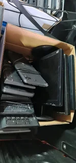 Laptops, monitors,  hard-drive, keyboards, mouse, electronics to clear for spares