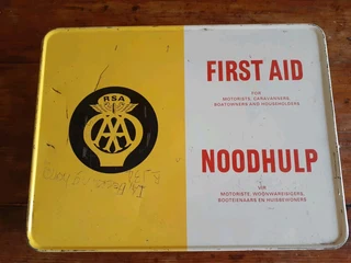 Vintage AA First Aid Tin