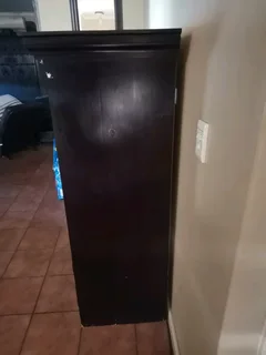 Dark Wood TV Entertainment Cabinet