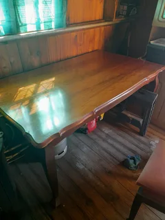 Antique imbuia dining table old and original