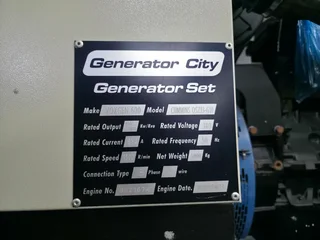 600kva Cummins generator - unused, zero hours