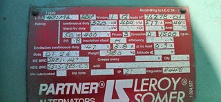 400 kva Volvo generator