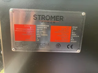 500 kva Baudouin generator