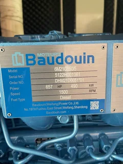 500 kva Baudouin generator