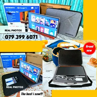100% Brandnew Portable Tv and Case in box