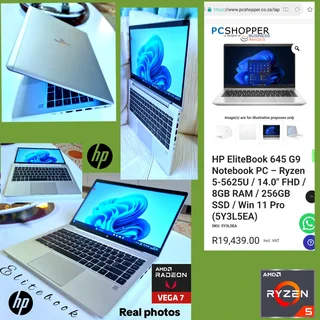■Hp Elitebook, Waranty, Ssd, Demo 98%mint new, Ryzen 5, Radeon Graphics