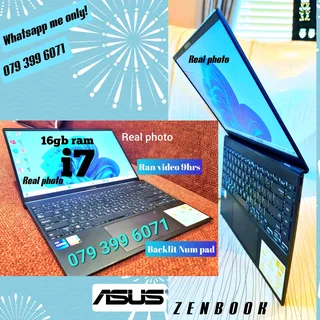 Asus zenbook ✅️i7 11gen ✅️16ram  ➡️demo95%