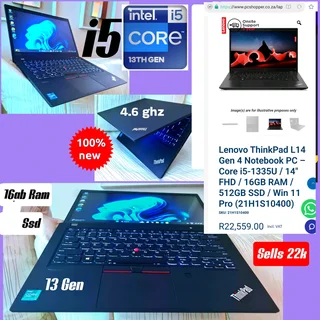 i5✅️✅️13Gen ✅️ssd ➡️Sells 22K ✅️16Ram ✅️Waranty