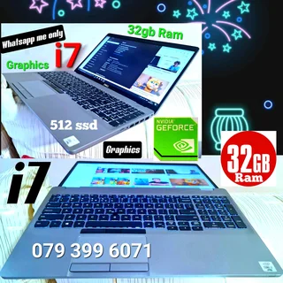 Dell i7ssd ✅️32Ram ✅️Nvidia ✅️Waranty  ✅️demo